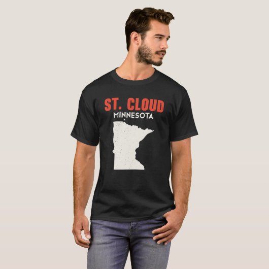 St. Cloud Minnesota USA Staat America Travel Minne T-Shirt (Vorne ganz)