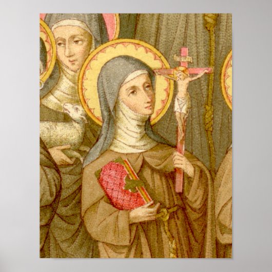 St. Colette of Corbie (SAU 027) 11"x14" nur Poster (Vorne)