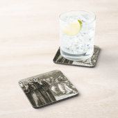 St. Columba, der und angegriffen durch die Druiden Getränkeuntersetzer (Rechte Seite)