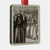 St. Columba, der und angegriffen durch die Druiden Ornament Aus Metall (Rechts)