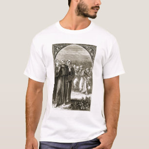 St. Columba, der und angegriffen durch die Druiden T-Shirt