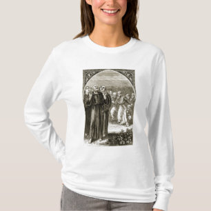 St. Columba, der und angegriffen durch die Druiden T-Shirt
