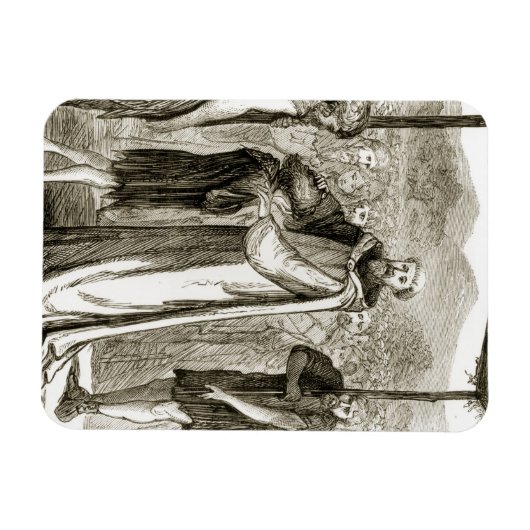 St. Columba segnet einen wilden Jungen aus 'The Tr Magnet (Horizontal)