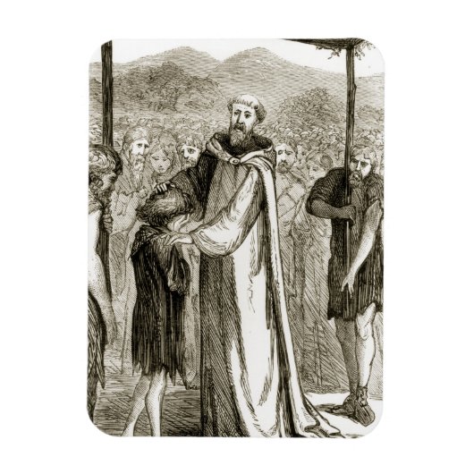 St. Columba segnet einen wilden Jungen aus 'The Tr Magnet (Vertikal)