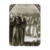 St. Columba sinng, and attacked by the Druids, Magnet (Vertikal)