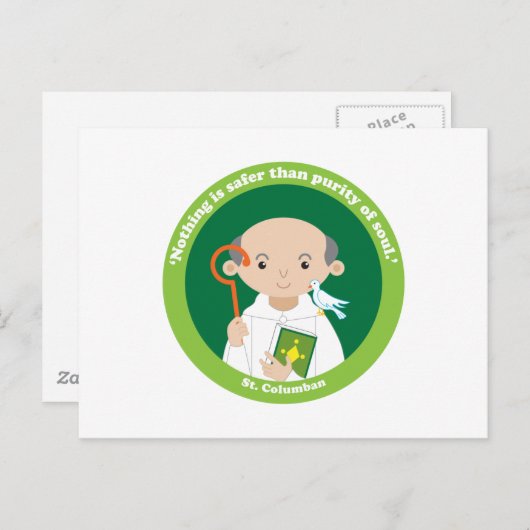 St. Columban Postkarte (Vorne/Hinten)