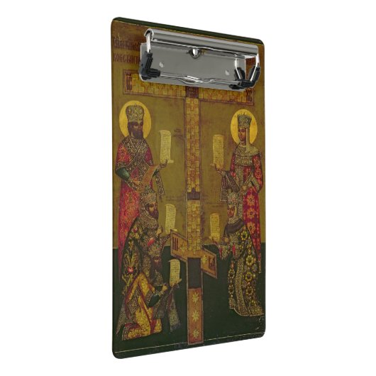 St. Constantine und St. Helena Mini Klemmbrett (Schrägansicht)
