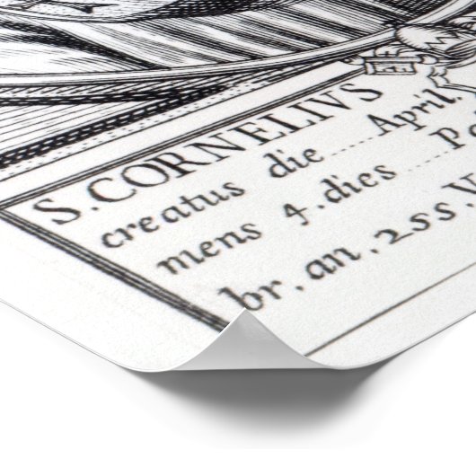 St. Cornelius Poster (Ecke)