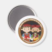St. Crispin und Crispinian Magnet (Vorderseite/Rückseite)