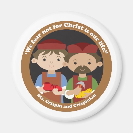 St. Crispin und Crispinian Magnet (Vorne)