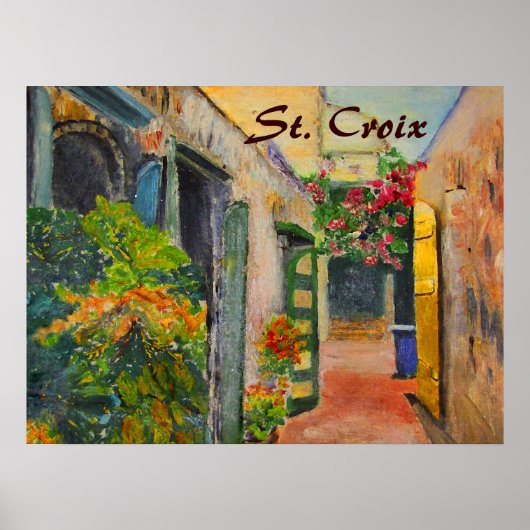 St. Croix Alley Poster (Vorne)