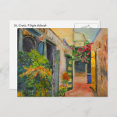 St. Croix Alley Postkarte (Vorne/Hinten)