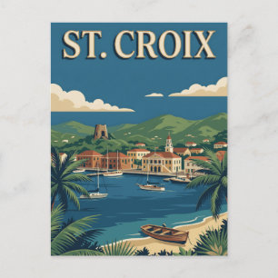 St. Croix Amerikanische Jungferninseln Karibik Vin Postkarte