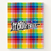 St. Croix "Cruz" Jungfrau Islands, Madras Notizblock (Rückseite)
