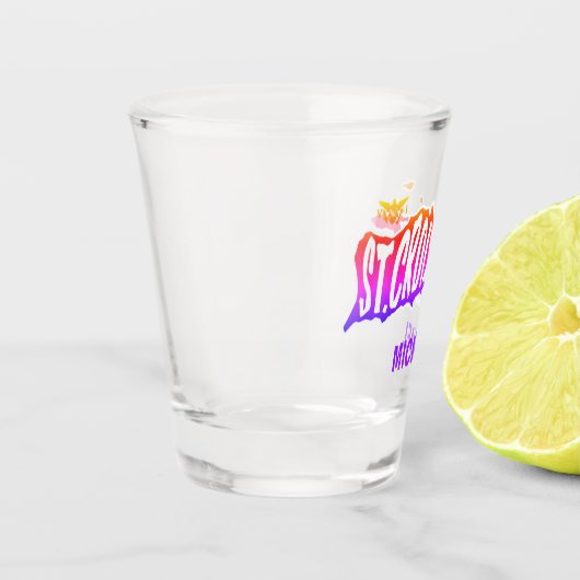 St. Croix, Cruz, U.S. Jungfrau Islands Sunset Schnapsglas (Links)