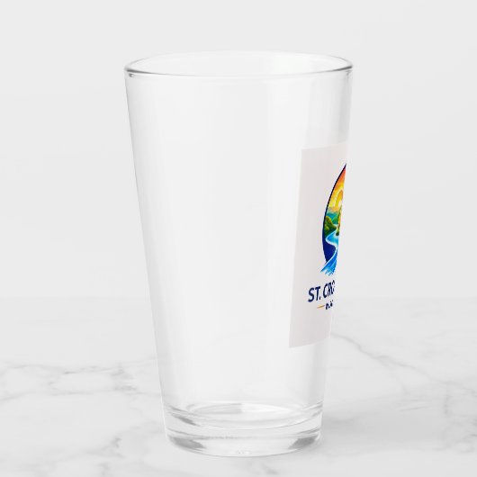 St. Croix Falls Wisconsin Scenic River & Cliffs  Glas (Rechts)