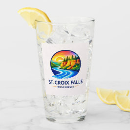 St. Croix Falls Wisconsin Scenic River & Klippen Glas
