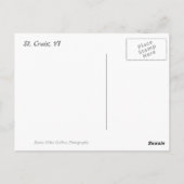 St. Croix, Jungfrau Island Postkarte (Rückseite)