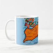 St Croix Karte Postkarten Tasse (Links)
