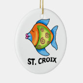 St Croix Keramikornament (Rechts)