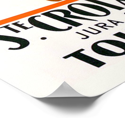 St. Croix Schweiz Skifahren Poster (Ecke)