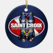 St. Croix (ST) Keramik Ornament (Vorne)