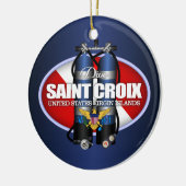 St. Croix (ST) Keramik Ornament (Links)