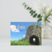 St Croix Sugar Mill Postkarte (Stehend Vorderseite)