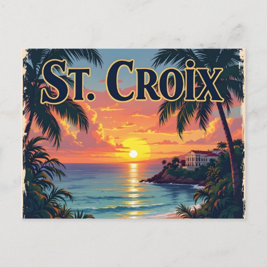 St. Croix Träumerei Postkarte (Vorderseite)
