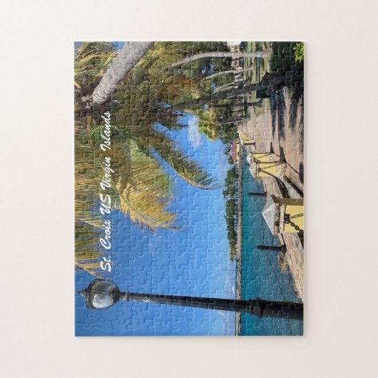 St. Croix US Jungfrau Islands Frederiksted Tropica Puzzle (Vertikal)