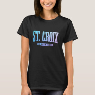 St. Croix US Jungfrau Islands USVI Pride Souvenir T-Shirt