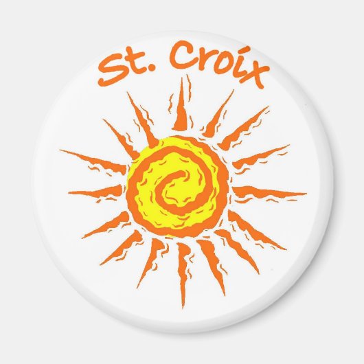 St. Croix, US-Jungfrau Magnet (Vorne)
