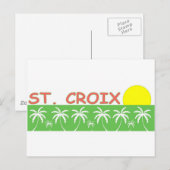 St. Croix, US-Jungfrau Postkarte (Vorne/Hinten)