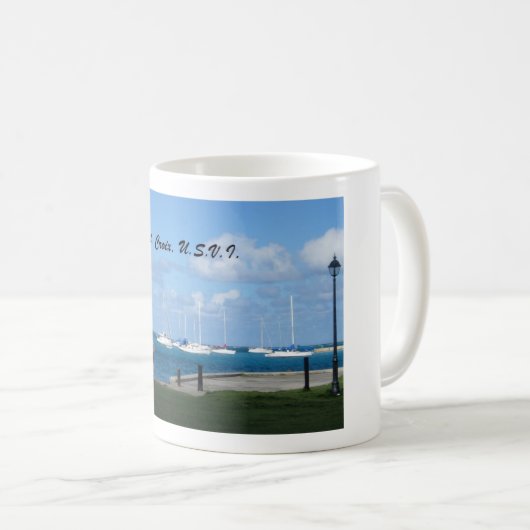 St. Croix, USA, V.I. Kaffeetasse (VorderseiteRechts)