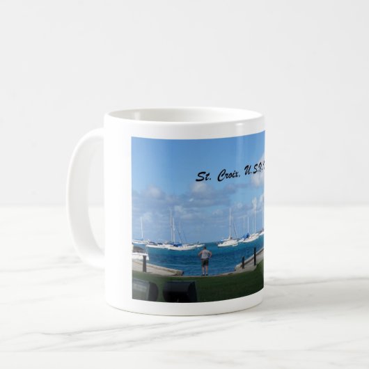 St. Croix, USA, V.I. Kaffeetasse (Vorderseite Links)