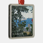 St. Croix USVI Ornament Aus Metall (Rechts)