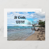 St Croix USVI Postkarte (Vorne/Hinten)