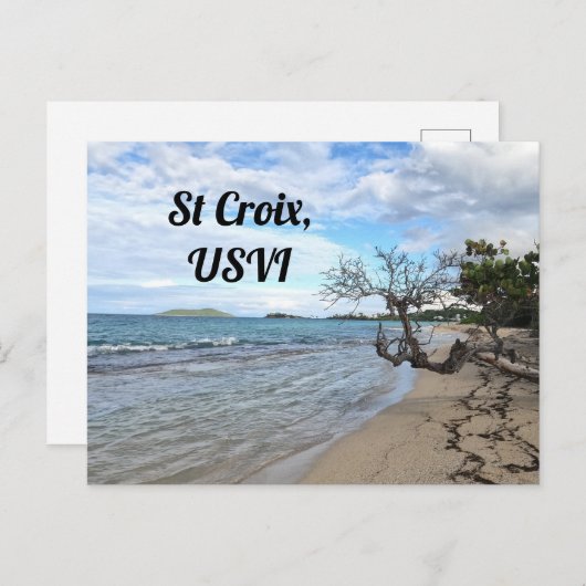St Croix USVI Postkarte (Vorne/Hinten)