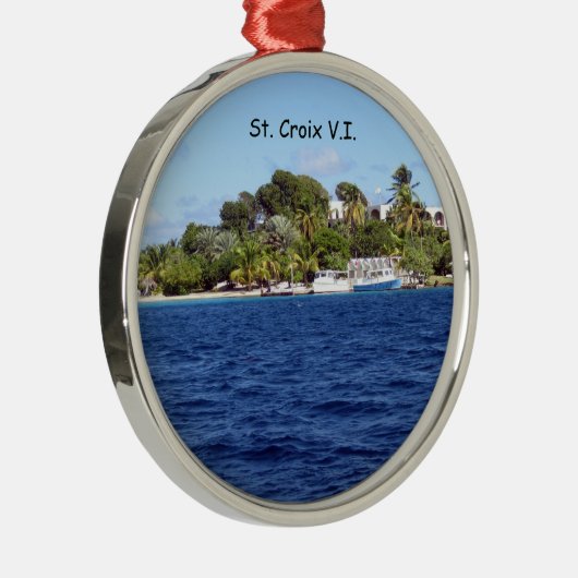 St. Croix V.I. Ornament Aus Metall (Rechts)