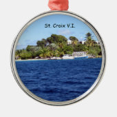 St. Croix V.I. Ornament Aus Metall (Vorne)