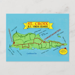 St Croix Vintage Postkarte