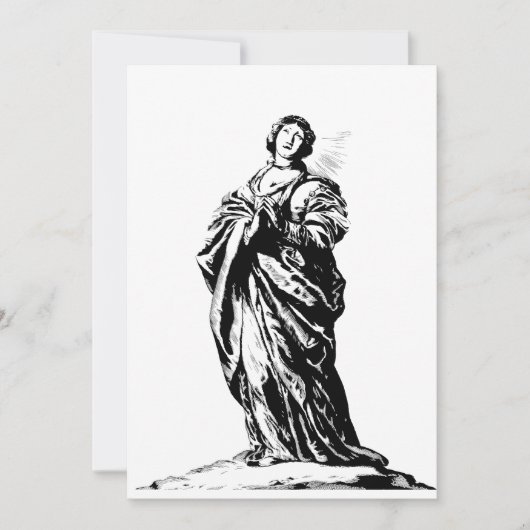 St. Cunera von Rhenen Jungfrau und Märtyrer Einladung (Vorderseite)