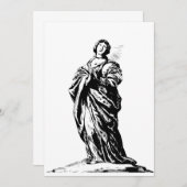 St. Cunera von Rhenen Jungfrau und Märtyrer Einladung (Vorne/Hinten)