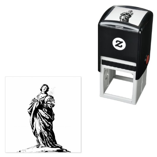 St. Cunera von Rhenen Jungfrau und Märtyrer Permastempel (Beispiel)