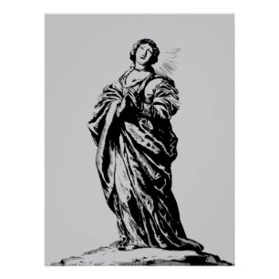 St. Cunera von Rhenen Jungfrau und Märtyrer Poster