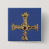 St Cuthbert Kreuz Button (Vorderseite)