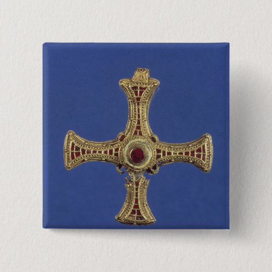 St Cuthbert Kreuz Button (Vorderseite)