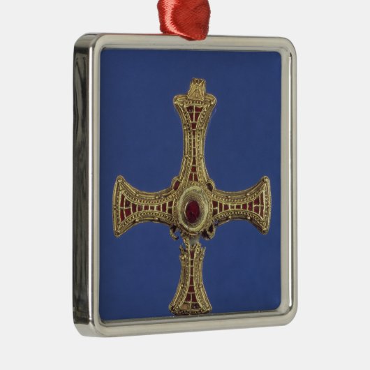 St Cuthbert Kreuz Silbernes Ornament (Rechts)