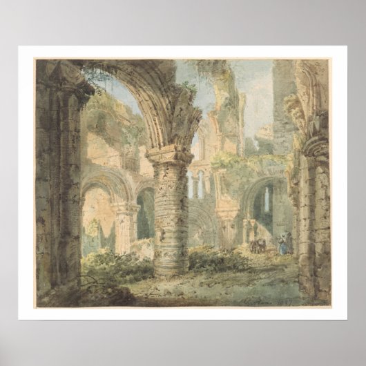 St. Cuthbert's Heilige Insel, 1797 (w/c über Bleis Poster (Vorne)