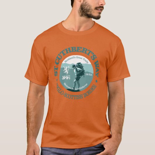 St Cuthberts Way lustig T-Shirt (Vorderseite)